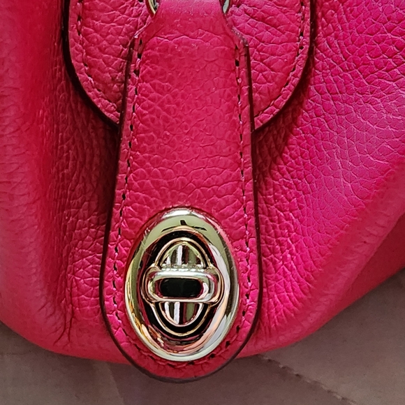 Coach Pink Shoulder Bag with Hobo Silhouette - Picture 5 of 6